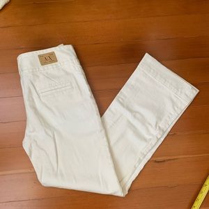 NWOT Armani Exchange ivory jeans Sz 2